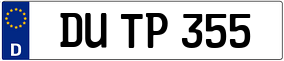 Truck License Plate